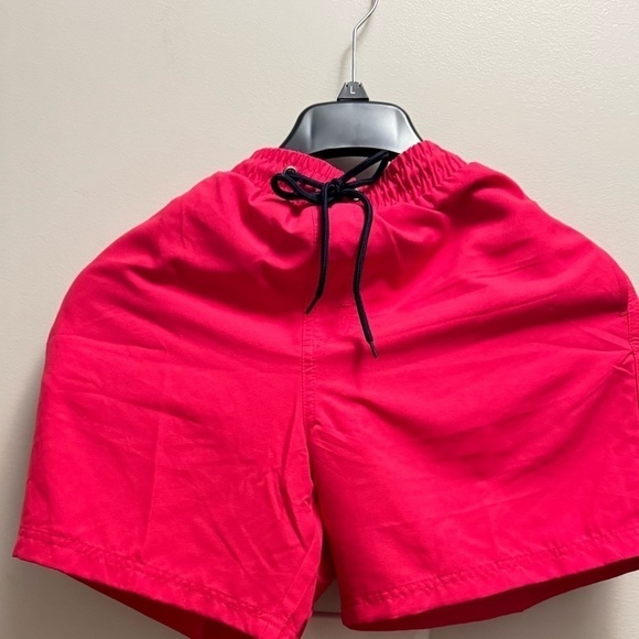 Club Room Quick-Dry Performance Solid 7" Trunks, men swim’s short pink peacock - Picture 7 of 7